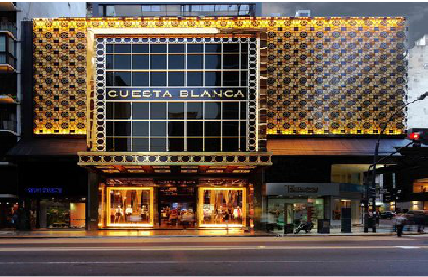 大足门头设计与商业空间的纽带。