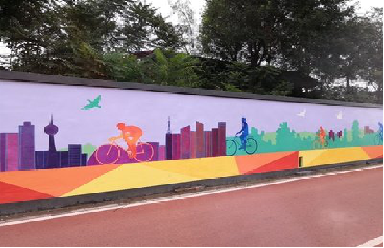 大足墙体彩绘-围墙