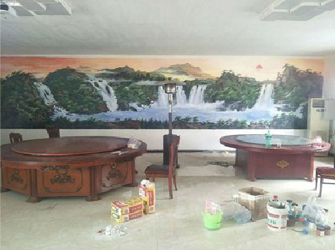 大足墙绘-写实风景