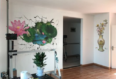 大足墙体彩绘相比墙纸的优势。