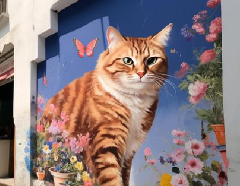 大足自己绘制有个性的手绘墙