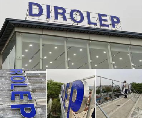 大足楼顶发光字安装的注意事项。